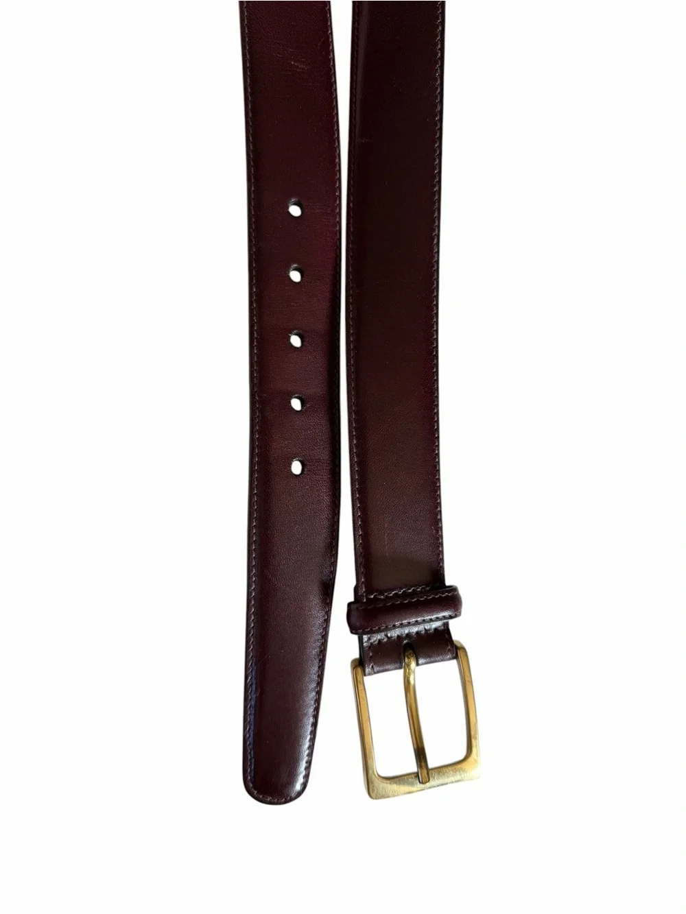 Vintage Trafalgar for Corinna Cognac Brown Leather Unisex Belt Timeless Classic
